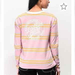 Santa Cruz pink striped king sleeve